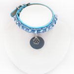 Collier Chiot Simple Ciel