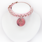 Collier Chiot Simple Rose