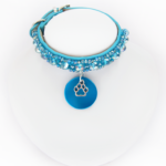 Collier Chiot Simple Turquoise