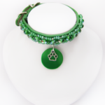 Collier Chiot Simple Vert