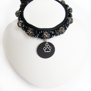 Collier Chiot Sphère Noir