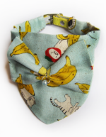 Foulard - Motifs chats bananes