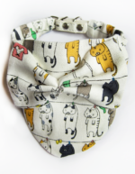 Foulard - Motifs chats suspendus