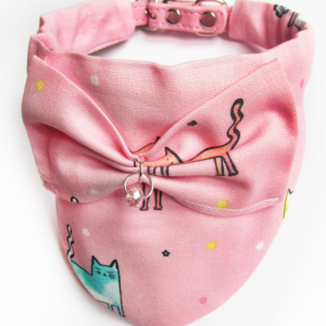 Foulard - Motifs chats pink