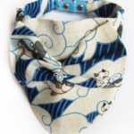 Foulard - Motifs chats poissons