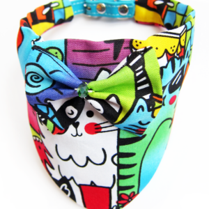Foulard - Motifs pop chats
