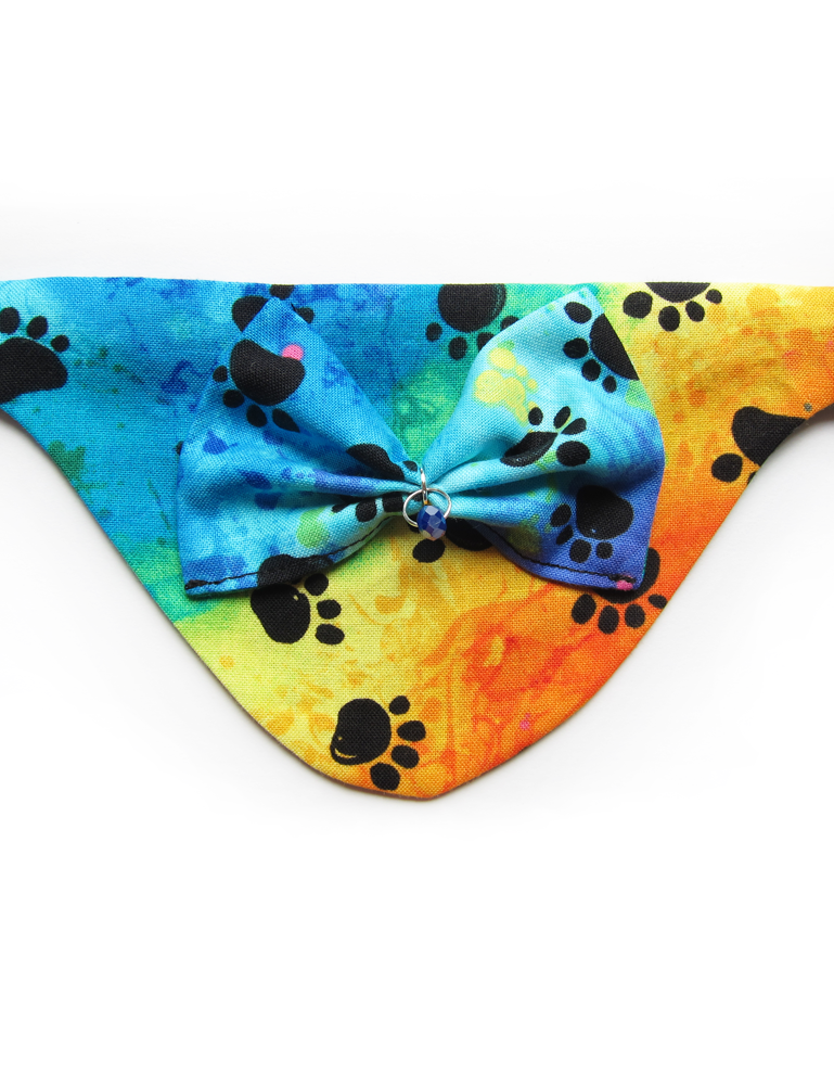 Foulard – Motif pattes street art – Image 3