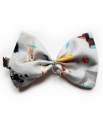 Nœuds Papillon Chiens et Chats - Motifs chiots gris