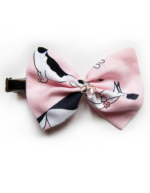 Nœuds Papillon Chiens et Chats - Motifs rose