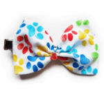 Nœuds Papillon Chiens et Chats - Motifs pattes multicolores