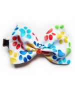 Nœuds Papillon Chiens et Chats - Motifs pattes multicolores