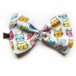 Nœuds Papillon Chiens et Chats - Motifs mini têtes chats