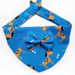 Foulards à pressions pour chats & chiots - Bleu Roi