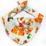 Foulards à pressions pour chats & chiots - Blanc Dragons